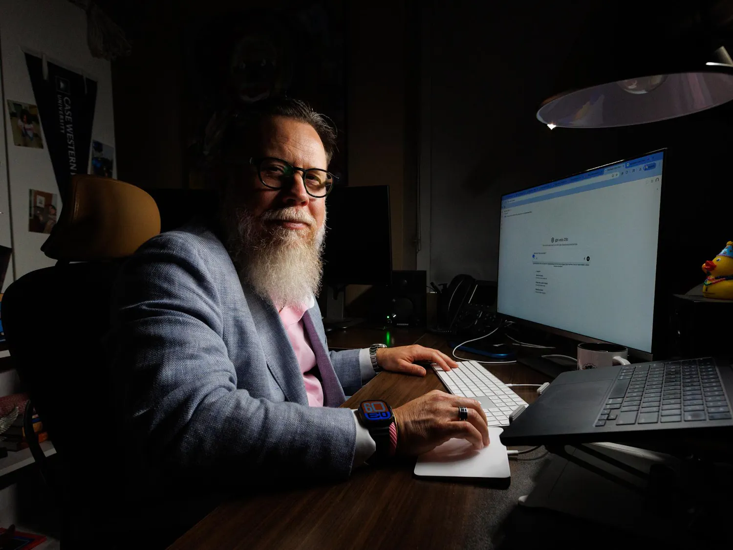 Senior Lecturer in the University of Florida Department of Sport Management, Brian Avery, poses for a photo, Thursday, April 9, 2026