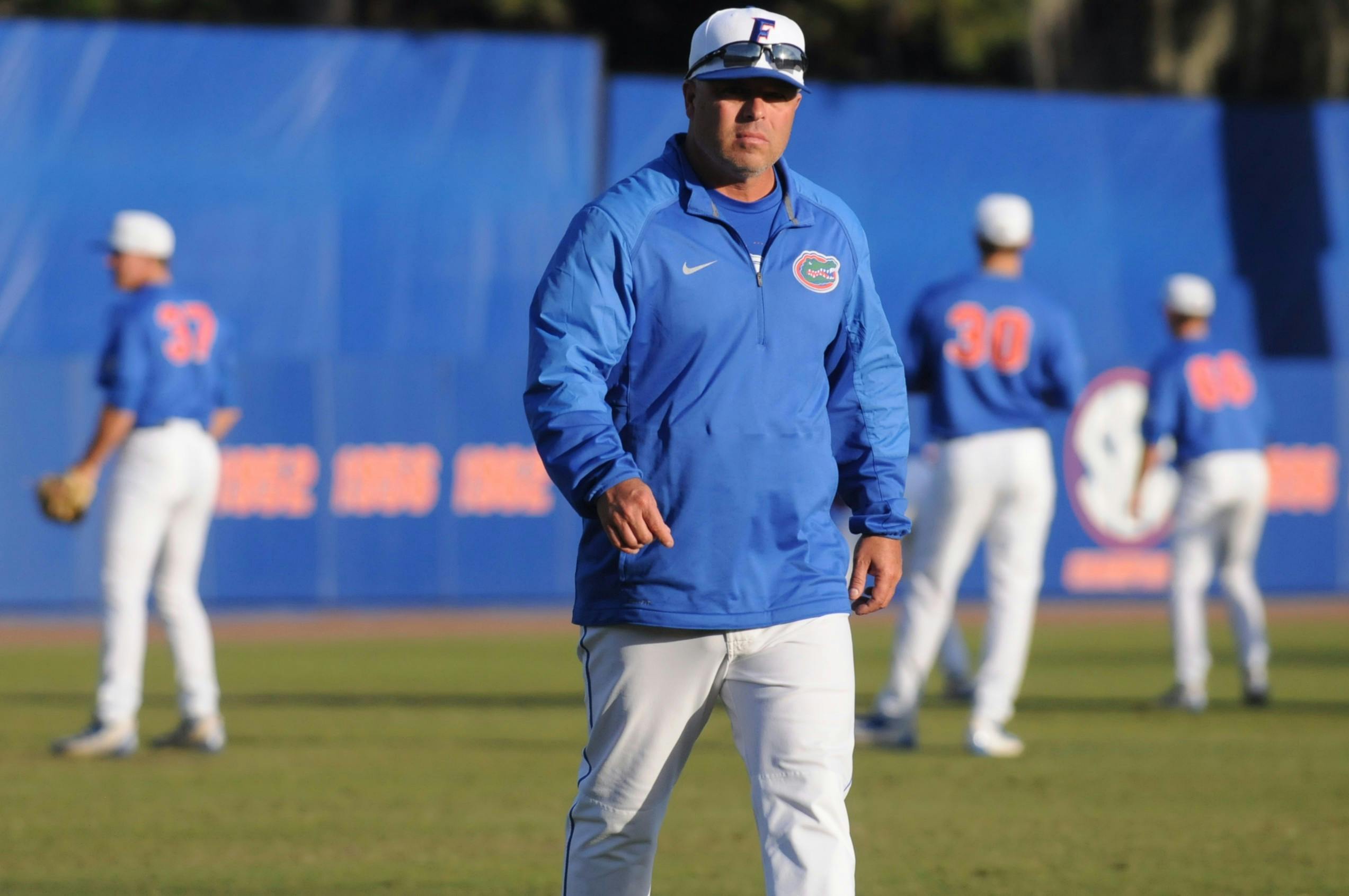 Coach Kevin O'Sullivan and the Gators dropped their first home game since March 23 in an 8-4 loss against Jacksonville Tuesday night. “We’ve gotta clean up some mistakes,” O'Sullivan said. 