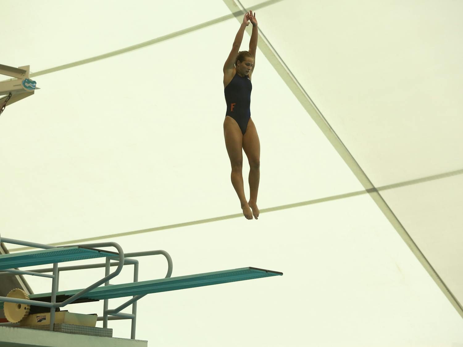 Sophomore diver Brook Madden came two spots shy of qualifying for the NCAA Championships in the 1-meter dive. 