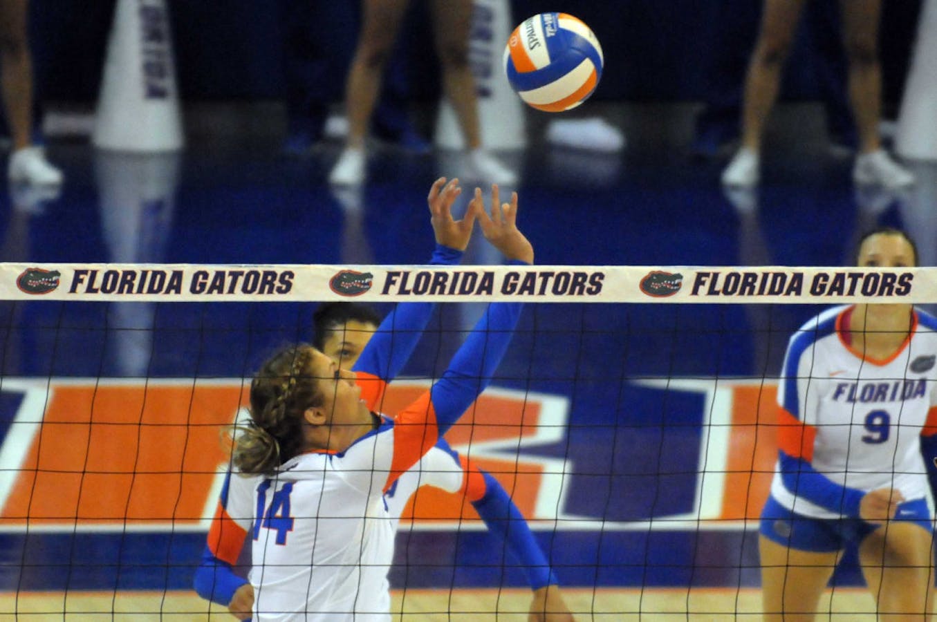 UF volleyball win's home opener against St. John's The Independent