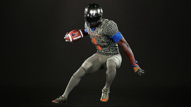 UF unveiled the alternate uniforms it plans on wearing for Saturday's game against Texas A&amp;M.