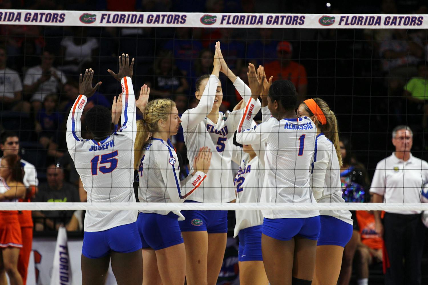The UF volleyball team advanced to the national title game for the second time under coach Mary Wise. The Gators played thrillers against Southern California (Dec. 9) and Stanford (Dec. 14) to advance to the championship game. 