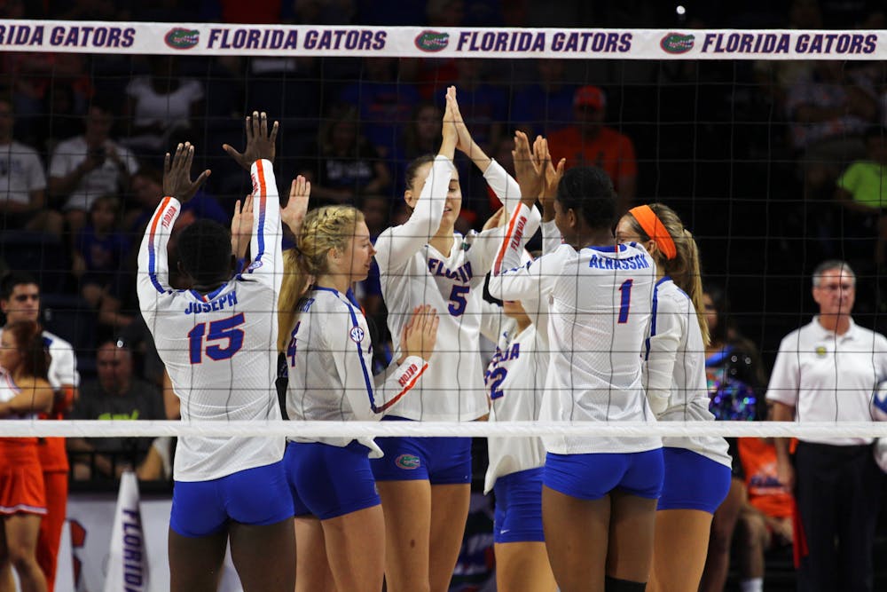 <p>The UF volleyball team advanced to the national title game for the second time under coach Mary Wise. The Gators played thrillers against Southern California (Dec. 9) and Stanford (Dec. 14) to advance to the championship game. </p>