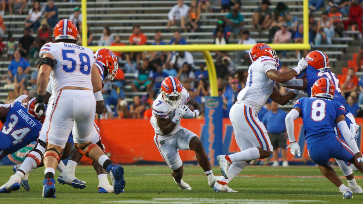 UF's freshmen and transfer portal signees made their debut in the Gators' Spring game.