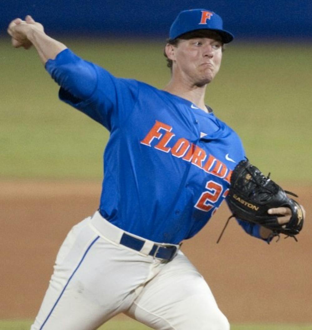 <p>In his first start as a Gator, sophomore Jonathon Crawford tossed five scoreless innings while striking out four and allowing just two hits. Florida beat UCF 8-0 on Wednesday.</p>