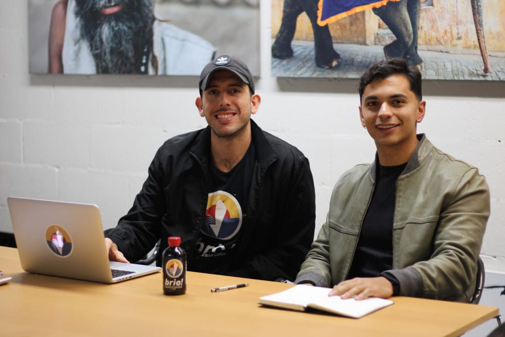 Jose Nieves, 28, who graduated from the Culinary Institute of America in New York, and Miguel Cardona, 27, who graduated from the UF School of Architecture.  
