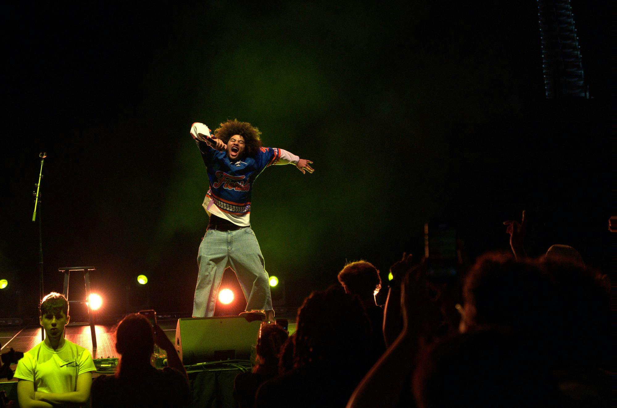 24kGoldn performs at UF Student Government Productions first day of class concert on Thursday, Aug. 22, 2024, at the Stephen O’Connell Center.