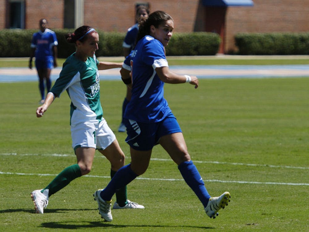 <p>Florida has put an added emphasis on attacking during free kicks and corner kicks. The team scored on two such plays Saturday against FGCU.</p>