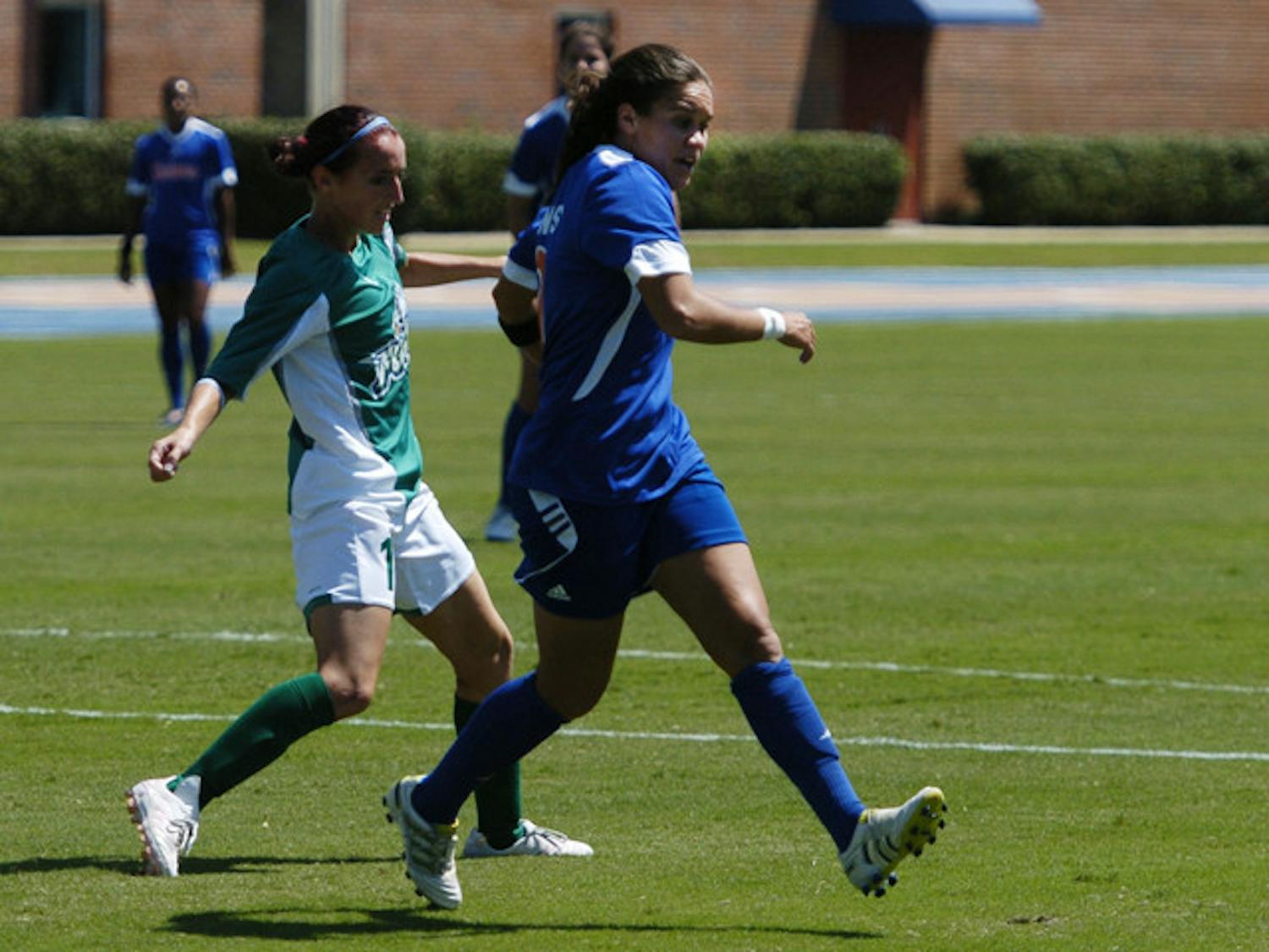 Florida has put an added emphasis on attacking during free kicks and corner kicks. The team scored on two such plays Saturday against FGCU.