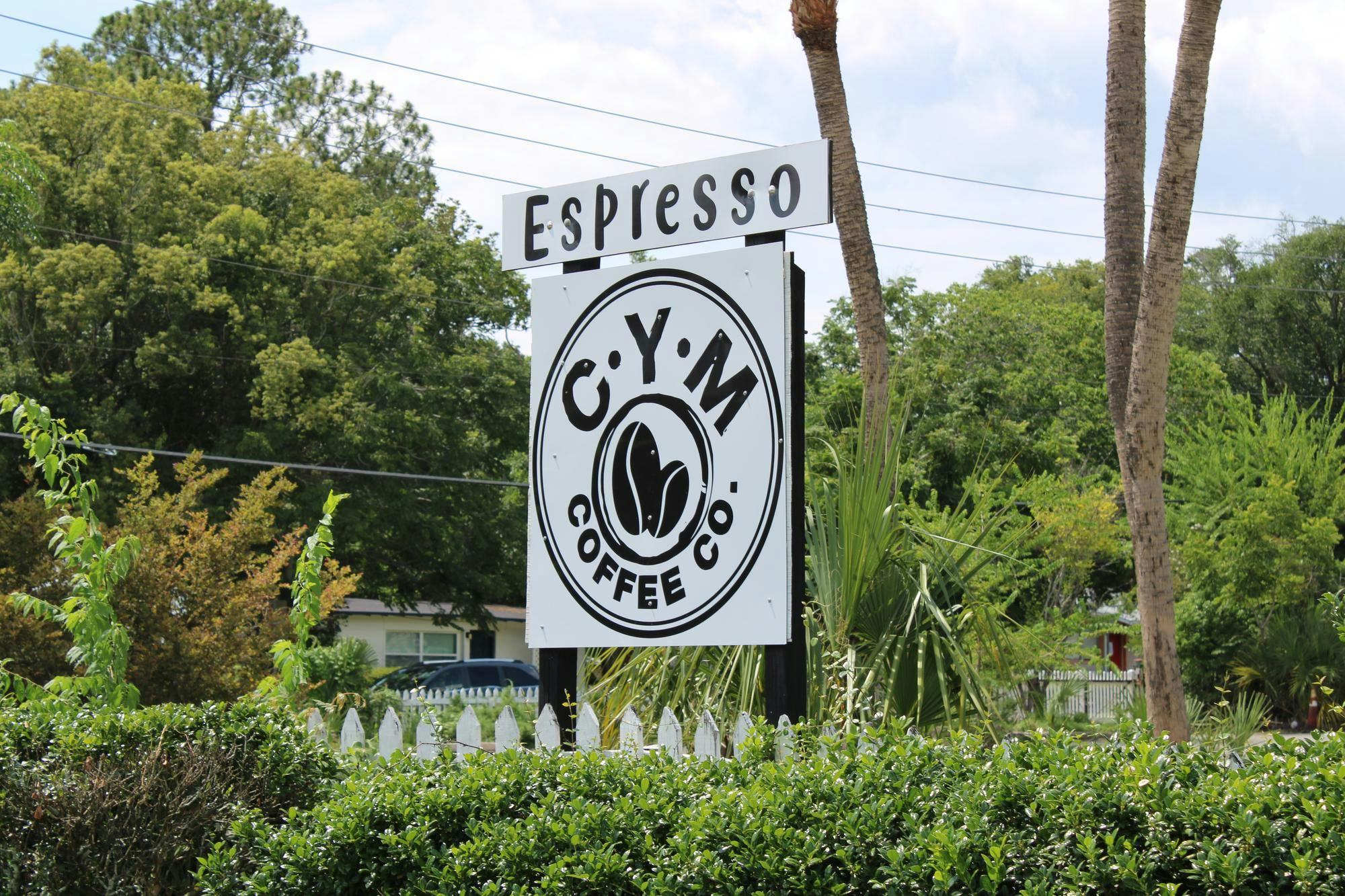 Outside of CYM Coffee Co. after a fire forced the business to close temporarily, Thursday, July 16, 2026, in Gainesville, Fla.