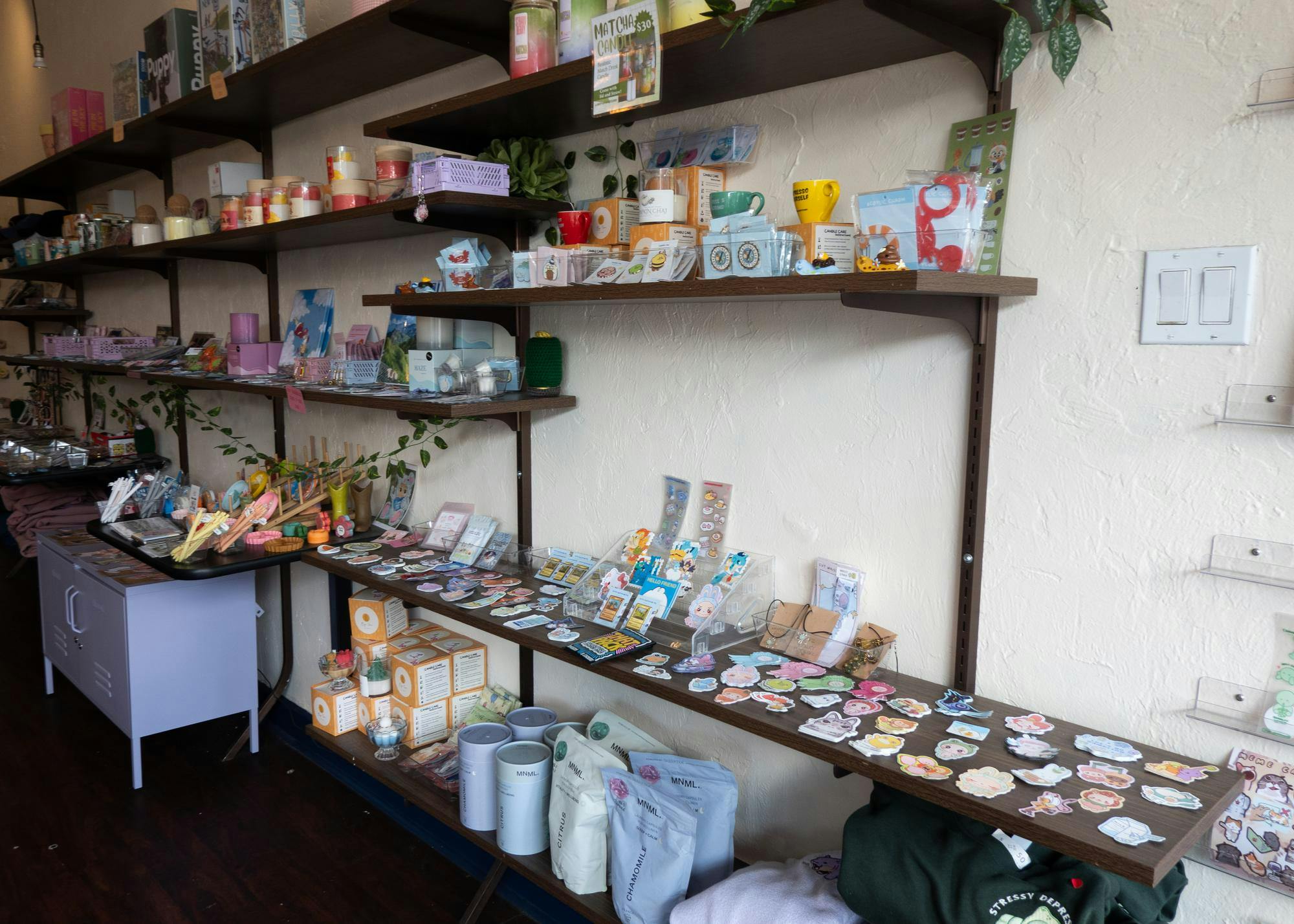The inside of Coteríe Market displays many trinkets available for purchase in Gainesville, Fla., Thursday, June 11, 2026.