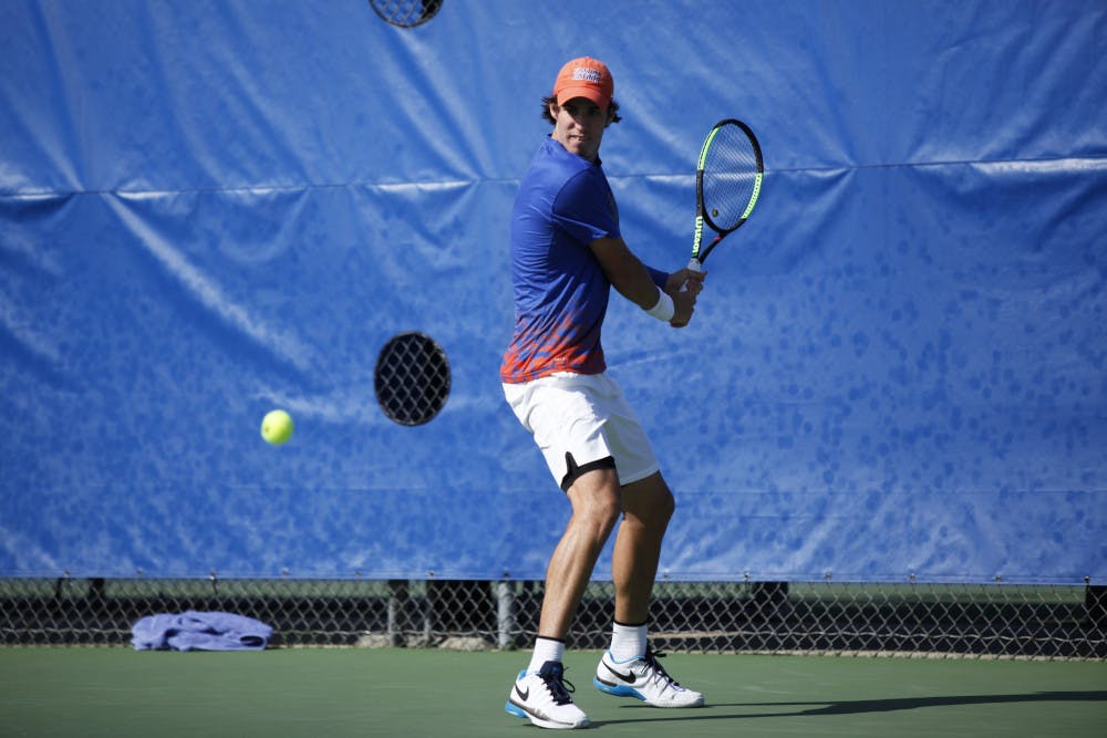 Florida men's tennis player Alfredo Perez emigrated from his hometown of Artemisa, Cuba, to live in Miami when he was 10-years-old.  