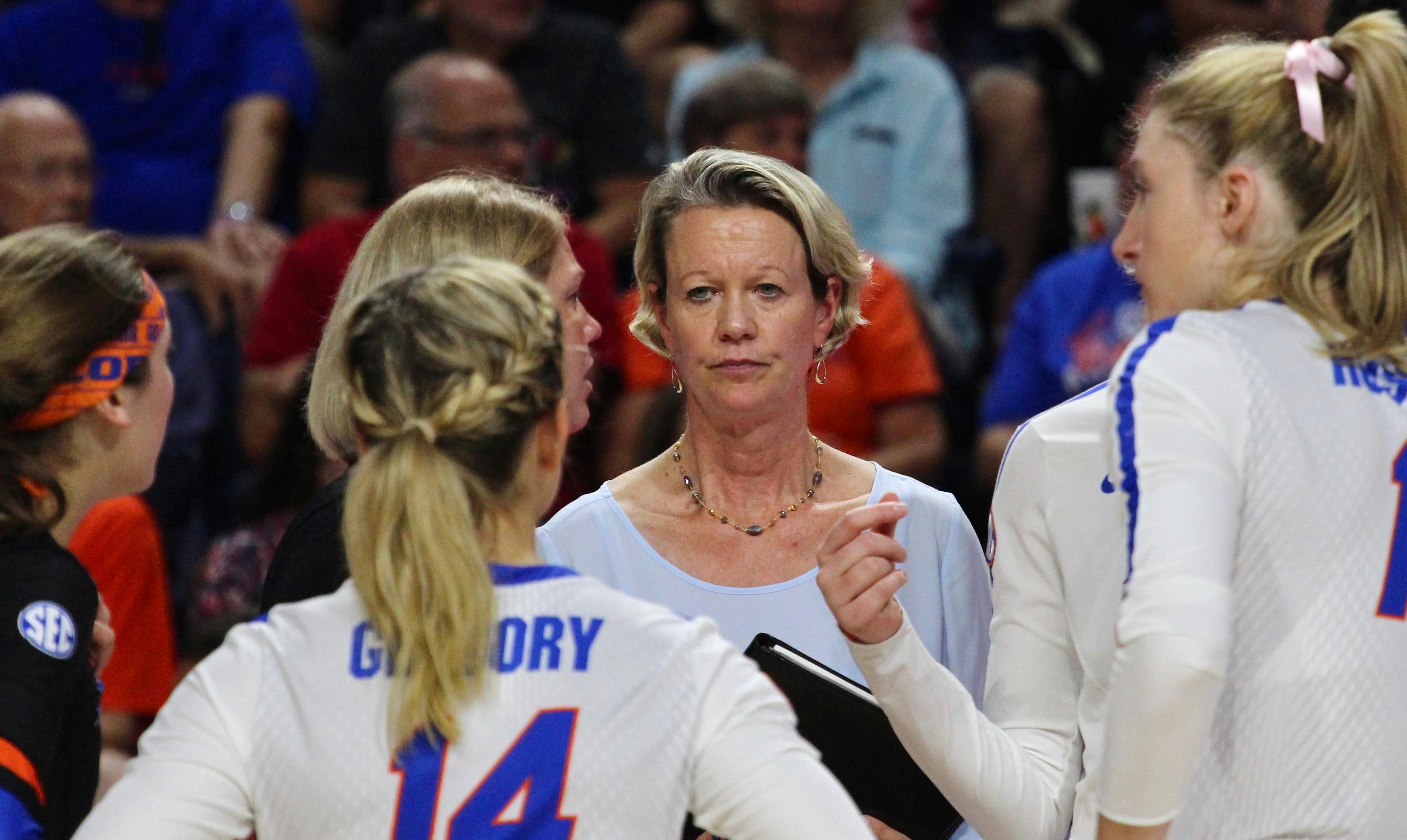 Mary Wise coached the UF volleyball team to the NCAA championship match last season. She was named AVCA National Coach of the Year for 2017 and claimed her 23rd SEC Championship with the program. 