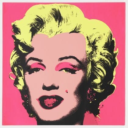 Andy Warhol was captivated by the iconic status Marilyn Monroe had in the celebrity world.