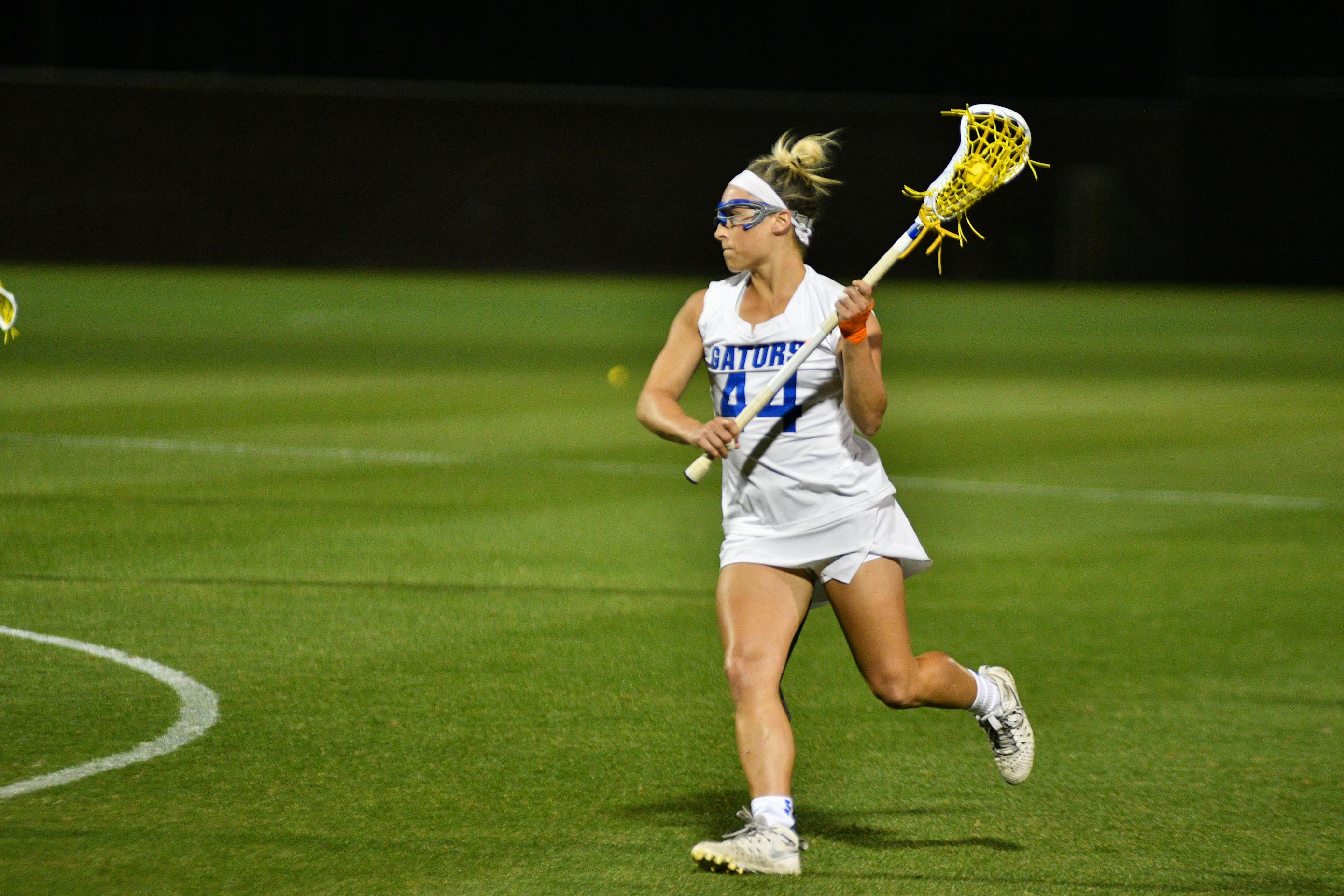 Midfielder Sydney Pirreca tied the program record with 11 points as UF advanced to the AAC Championship. 