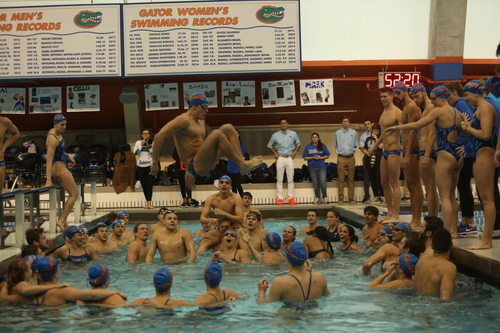 <p>Thirty-six Gators swimmers qualified with B-cut times at the Last Chance Meet this past weekend.  </p>