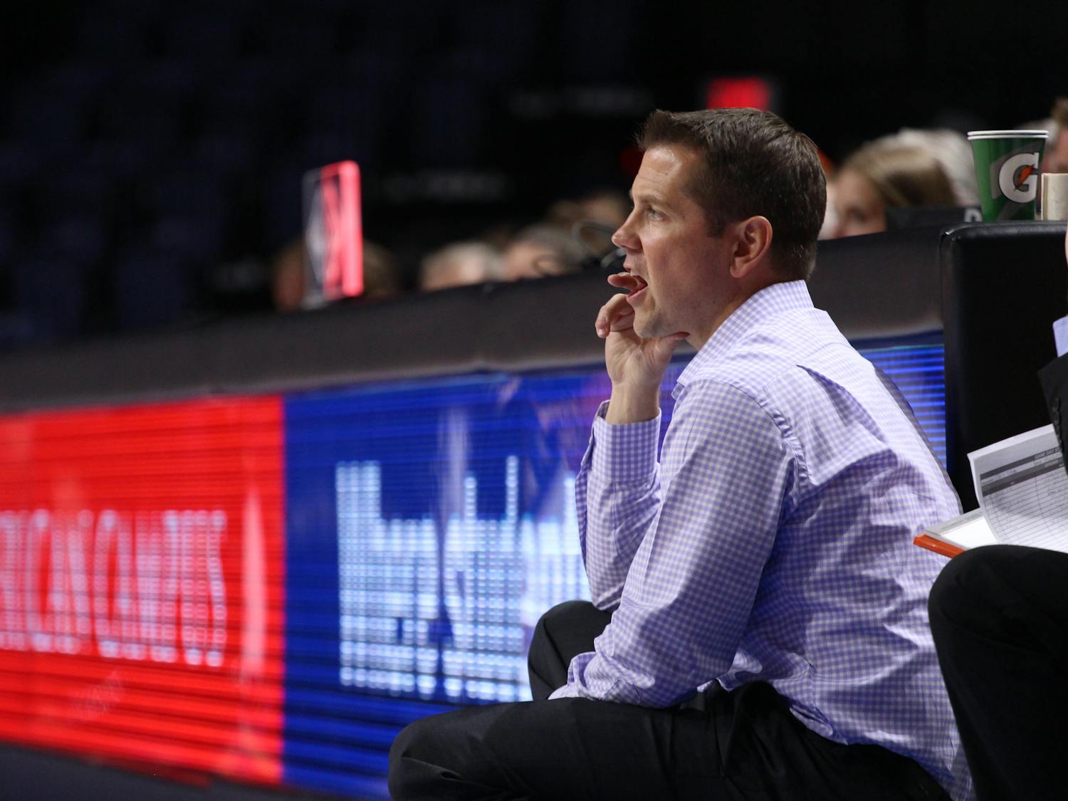 Florida women's basketball coach Cameron Newbauer wasn't happy with his team after it recorded just two assists in the second half of its five-point loss to Chattanooga on Wednesday. "Playing all individual, selfish, one-on-one basketball," he said.