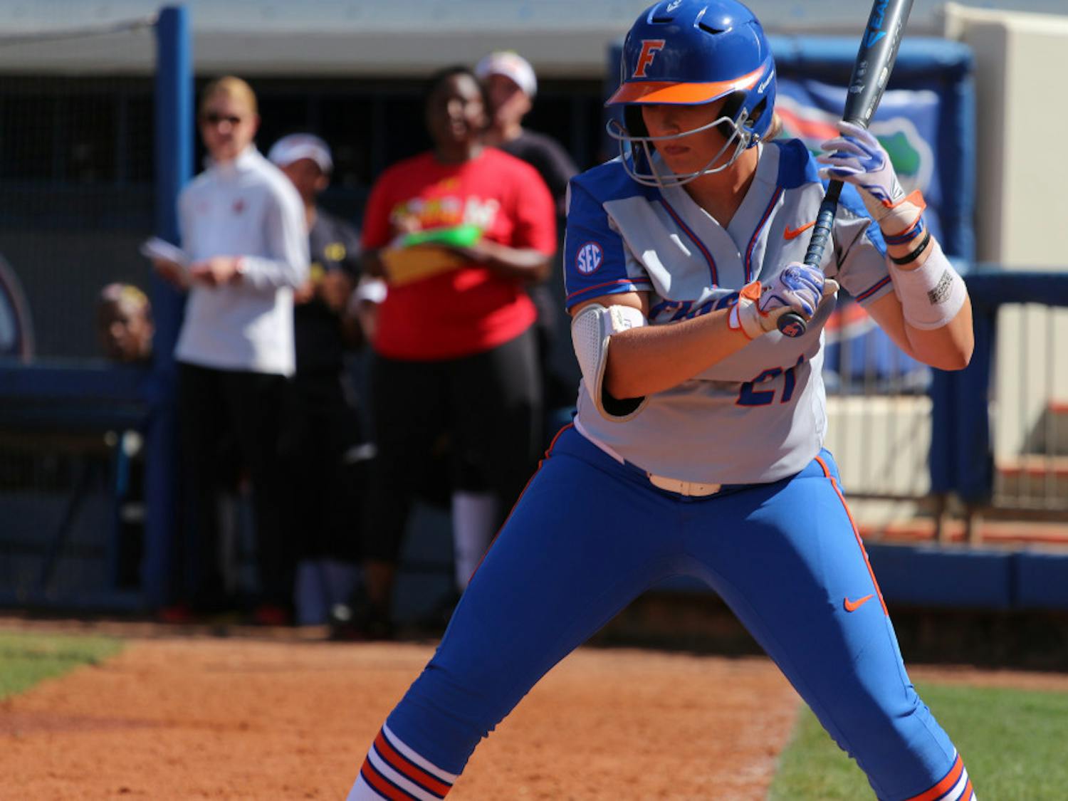 It was left fielder Amanda Lorenz's birthday on Wednesday. She went 2 for 3 and scored a run in UF's 5-1 win over Florida State. 