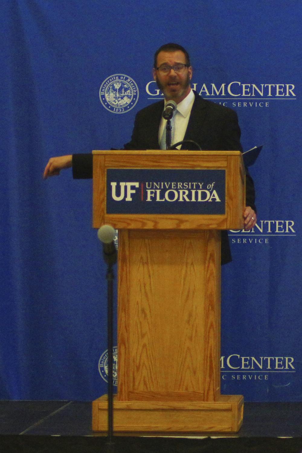 The Rev. Steven Baines speaks about the separation of church and state at 6 p.m. Monday in Pugh Hall. Baines is the religious outreach director of Americans United for Separation of Church and State.