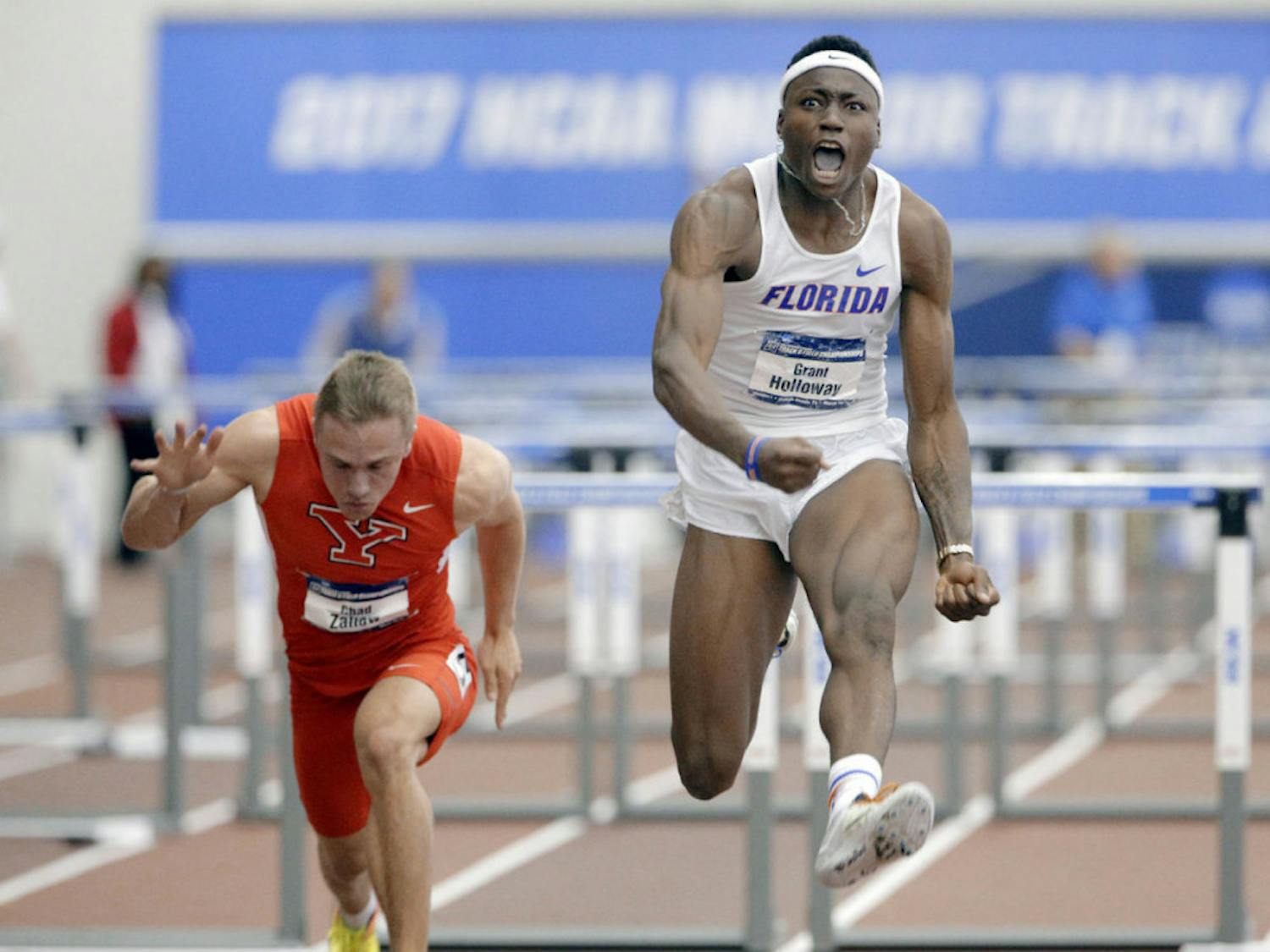 Sophomore Grant Holloway will defend his NCAA Championship title on Friday in Eugene, Oregon