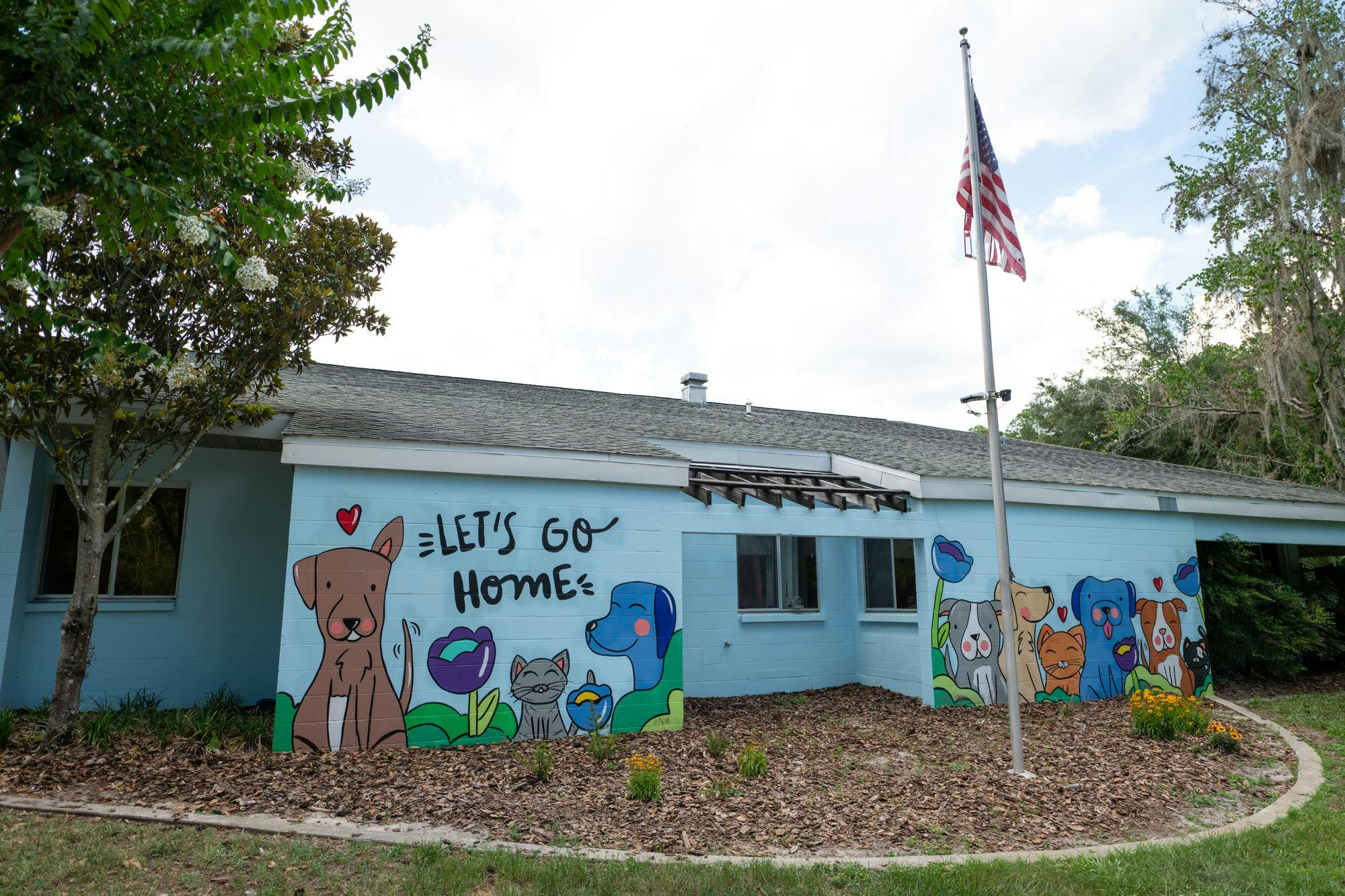 The Alachua County Animal Services building is located along 53rd Avenue in Northeast Gainesville, Fla.
