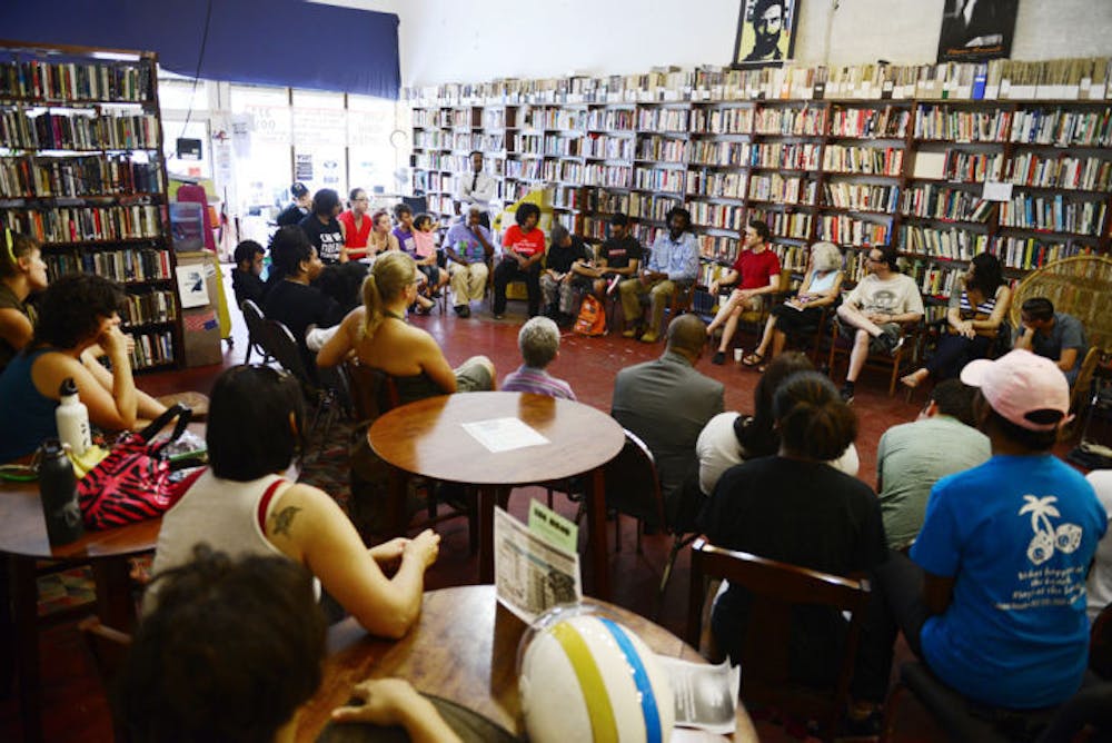 <p>The UF Dream Defenders host a meeting at the Civic Meeting Center on Sunday afternoon. They discussed the acquittal of George Zimmerman in the 2012 death of Trayvon Martin.&nbsp;</p>
<div>&nbsp;</div>