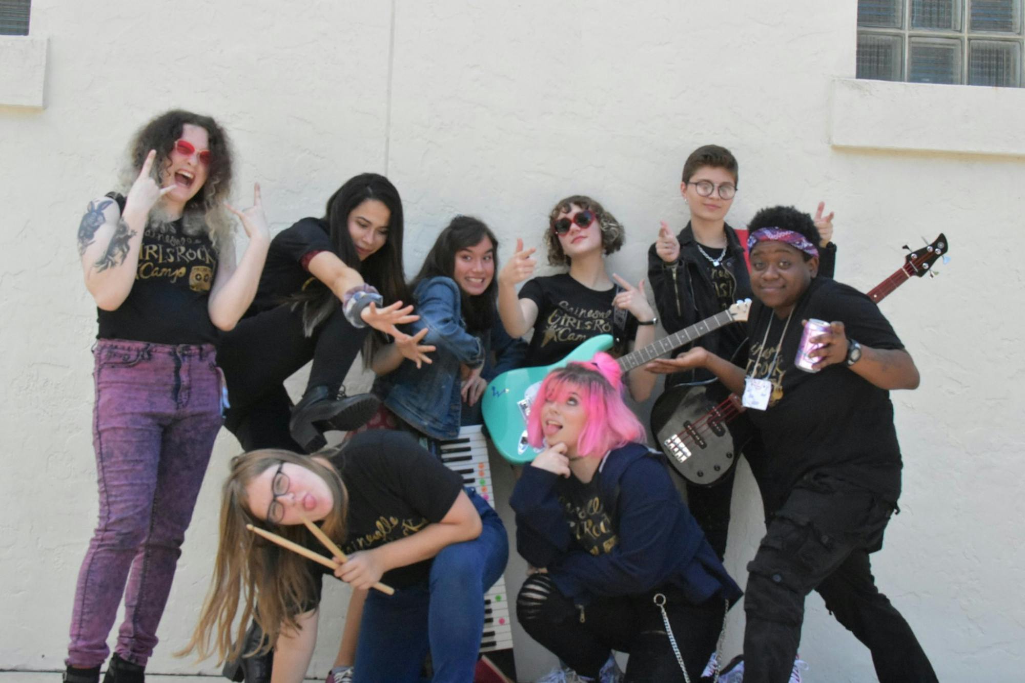Gainesville Girls Rock Camp is a nonprofit organization that uses music, art and creative expression to amplify the voices of marginalized gender groups. (Courtesy to The Alligator) 
