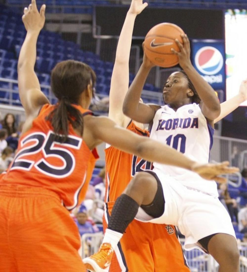 <p>Florida sophomore guard Jaterra Bonds has played 1,654 minutes since joining the team last season and is the only Gator to start every game this year.</p>