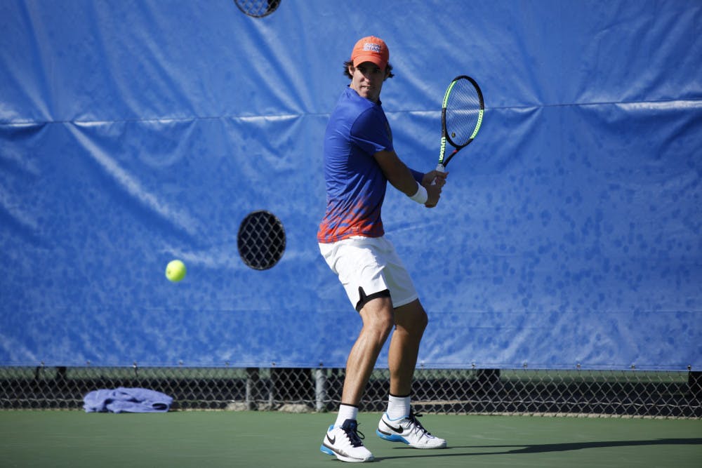 <p>Florida men's tennis player Alfredo Perez emigrated from his hometown of Artemisa, Cuba, to live in Miami when he was 10-years-old.  </p>