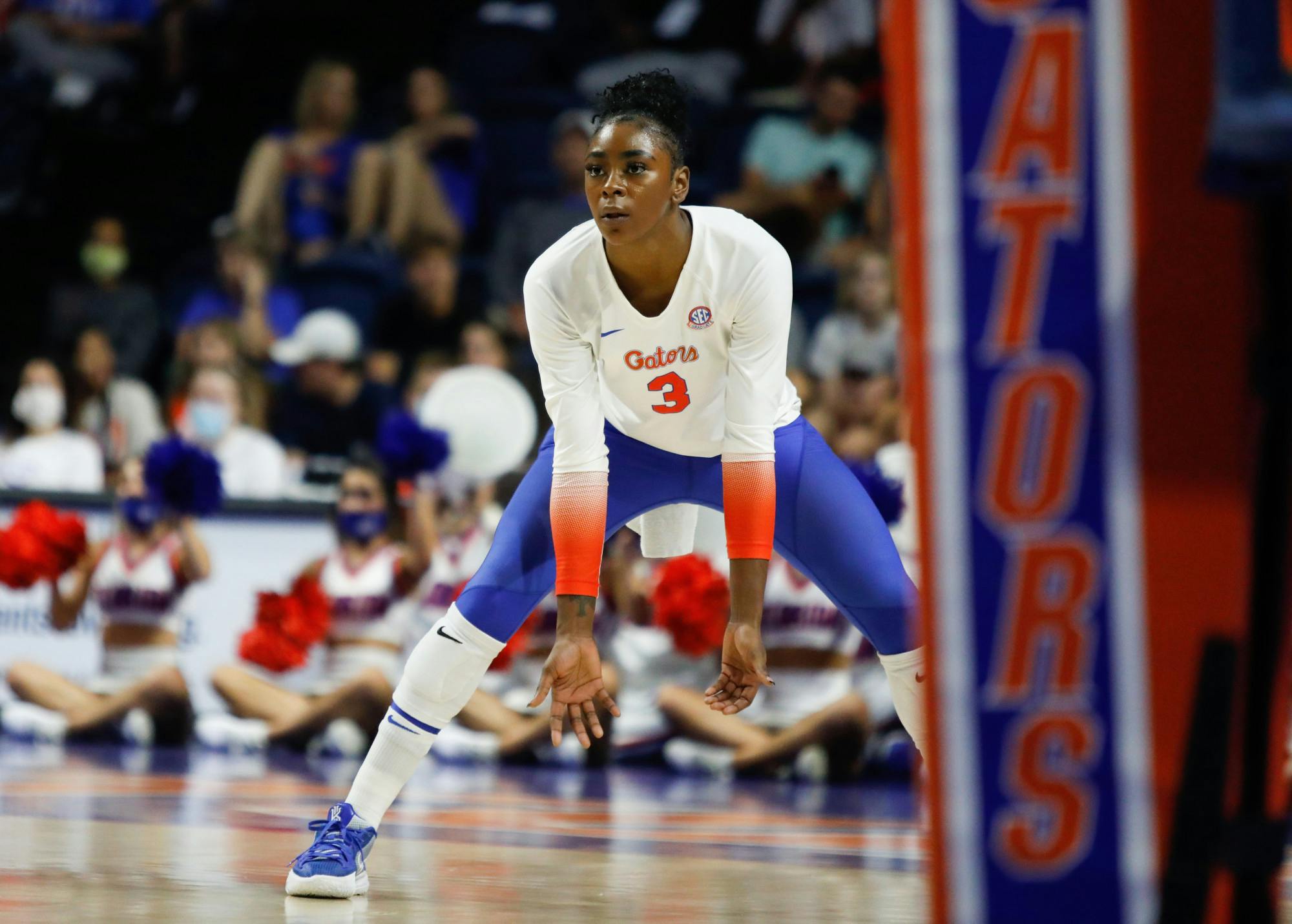 Florida's T'ara Ceasar during a game against Mississippi State on Sept. 24.