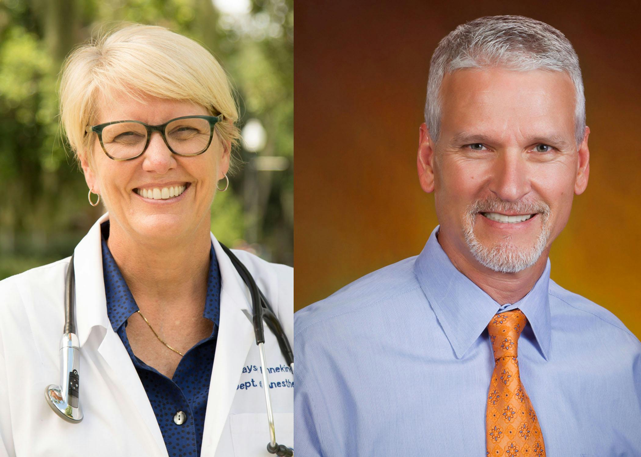 Enneking, left, and Perry, right