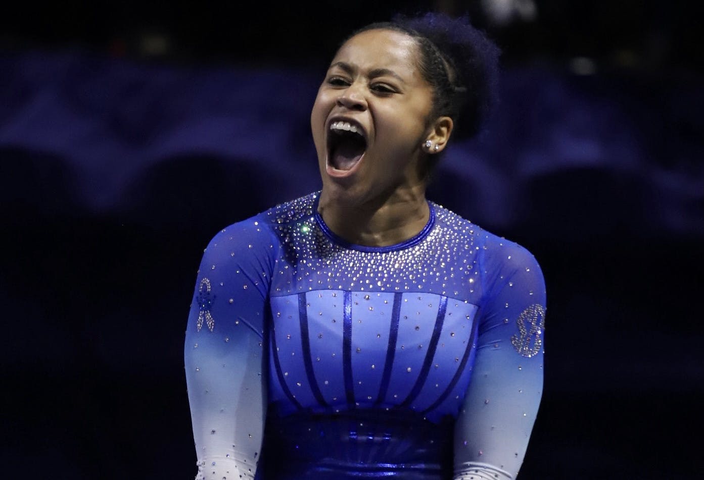 Freshman Sloane Blakely and the No. 2 Gators gymnastics squad advanced to the Auburn Regional Final Thursday night.