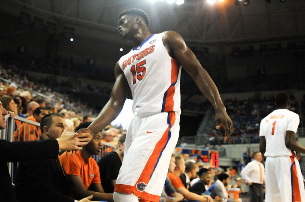 <p>Center John Egbunu did not play a single minute for the Gators in 2017-18. </p>