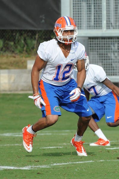 Freshman linebacker Antonio Morrison goes through drills during a recent spring football practice.