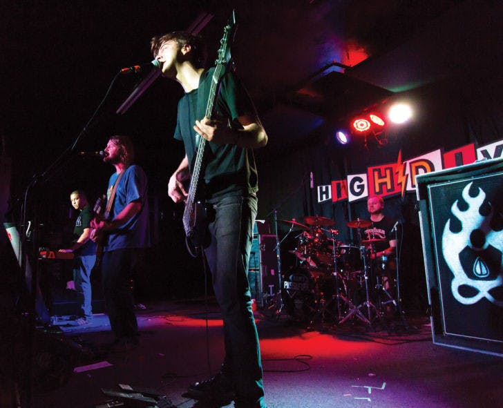 Passafire, a reggae rock band based in Savannah, Ga., performs at High Dive on Thursday night.