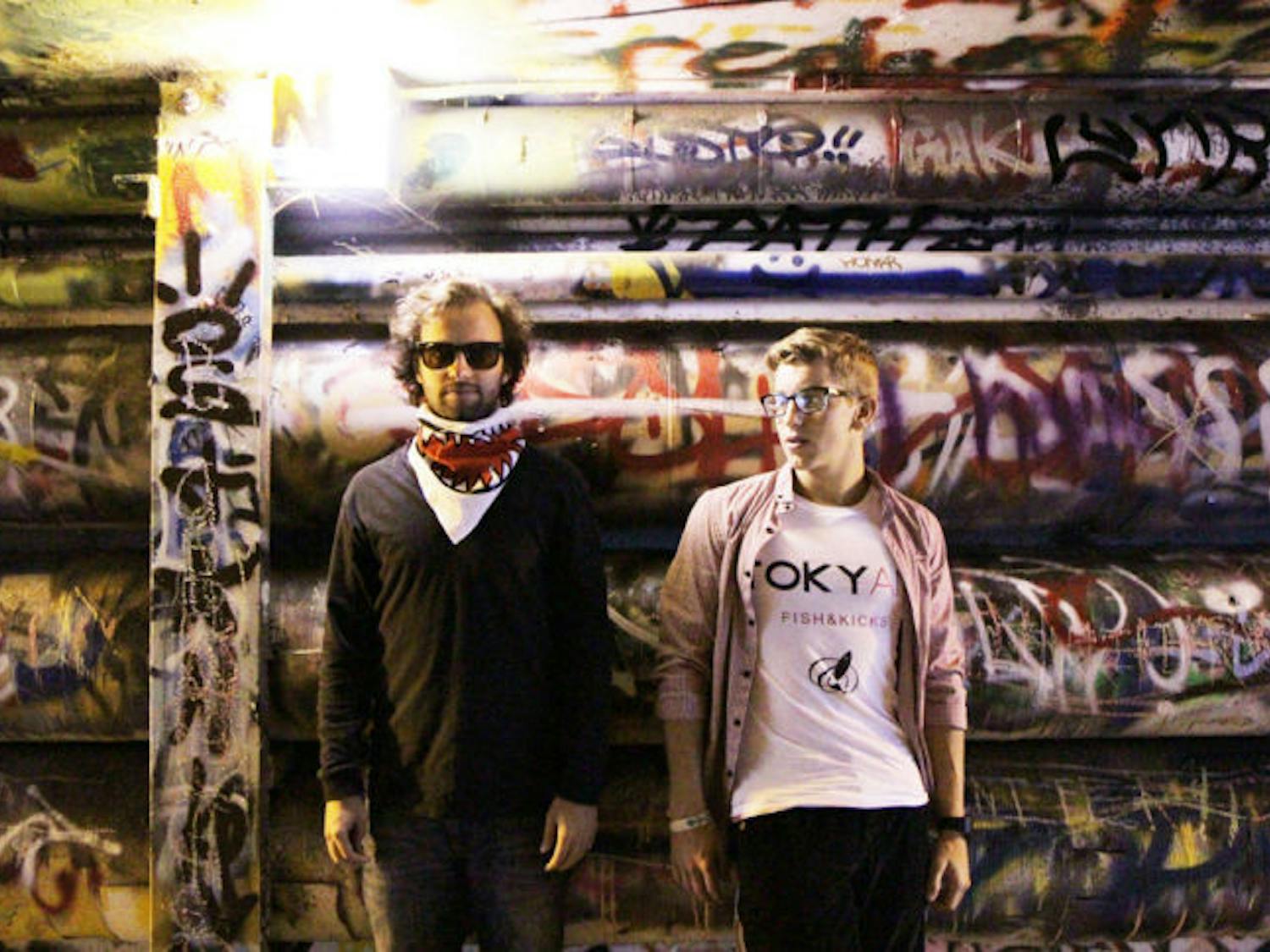 Luke Sipka, a 22-year-old UF telecommunication senior, and Dean Spaniol, a 21-year-old UF sports management junior, make up the electronic music duo Bells and Robes.