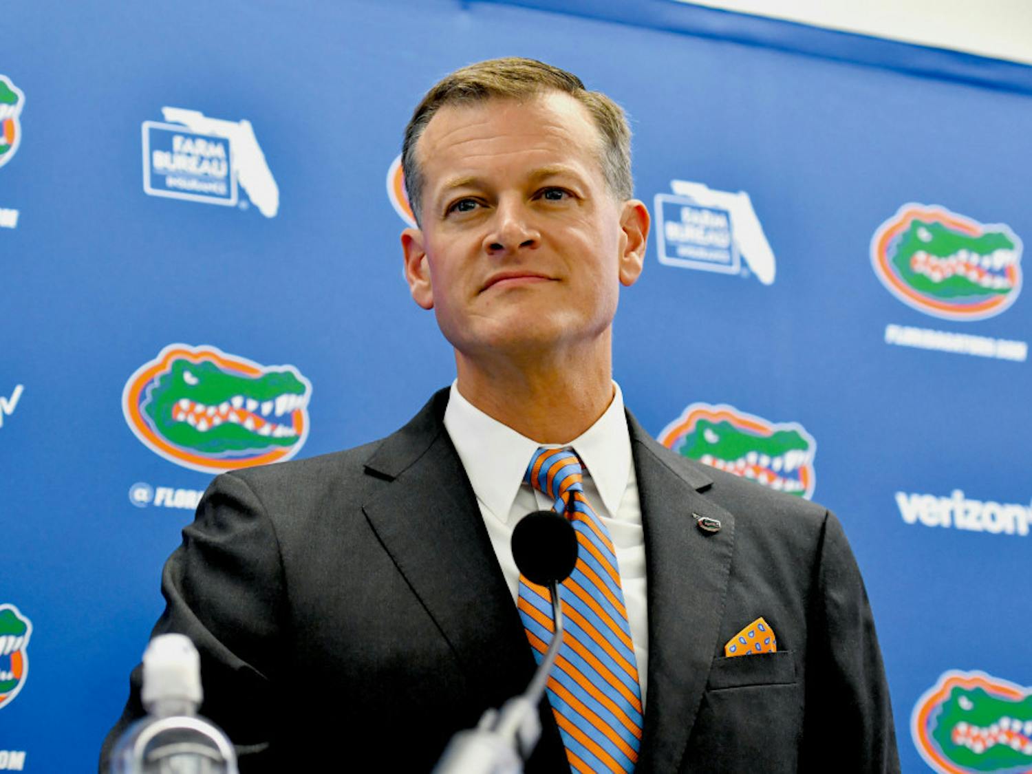 Florida Athletic Director Scott Stricklin addressed the abuse allegations surrounding former women's basketball coach Cameron Newbauer Monday.