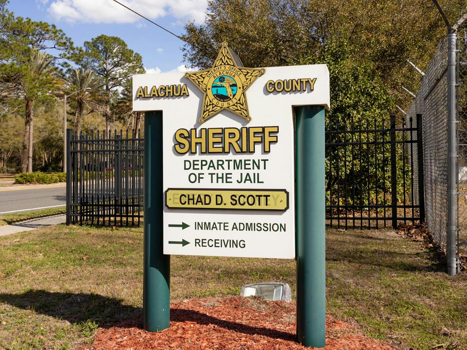 The Alachua County Jail sits at 3333 NE 39th Ave, Thursday, March 5, 2026, in Gainesville, Fla.
