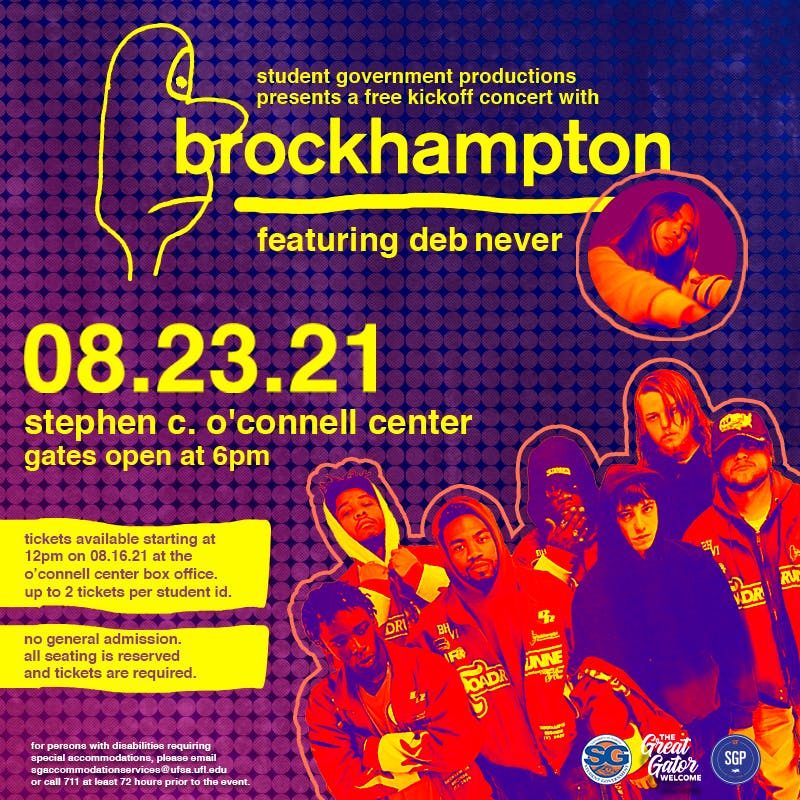 BROCKHAMPTON And Deb Never To Perform At UF First Day Of Fall The Independent Florida Alligator