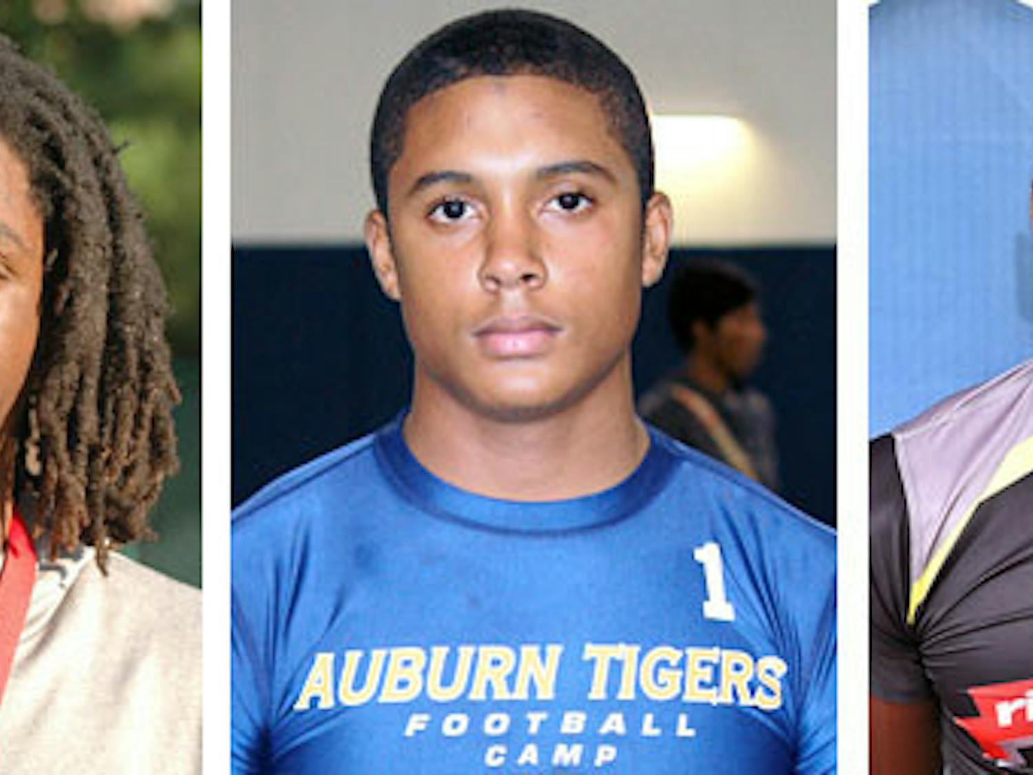 (From left to right) Ermon Lane, Quincy Wilson and Chris Lammons, all four-star recruits according to Rivals.com, committed to the Gators on Monday. UF now has 16 commits for its Class of 2014.&nbsp;
