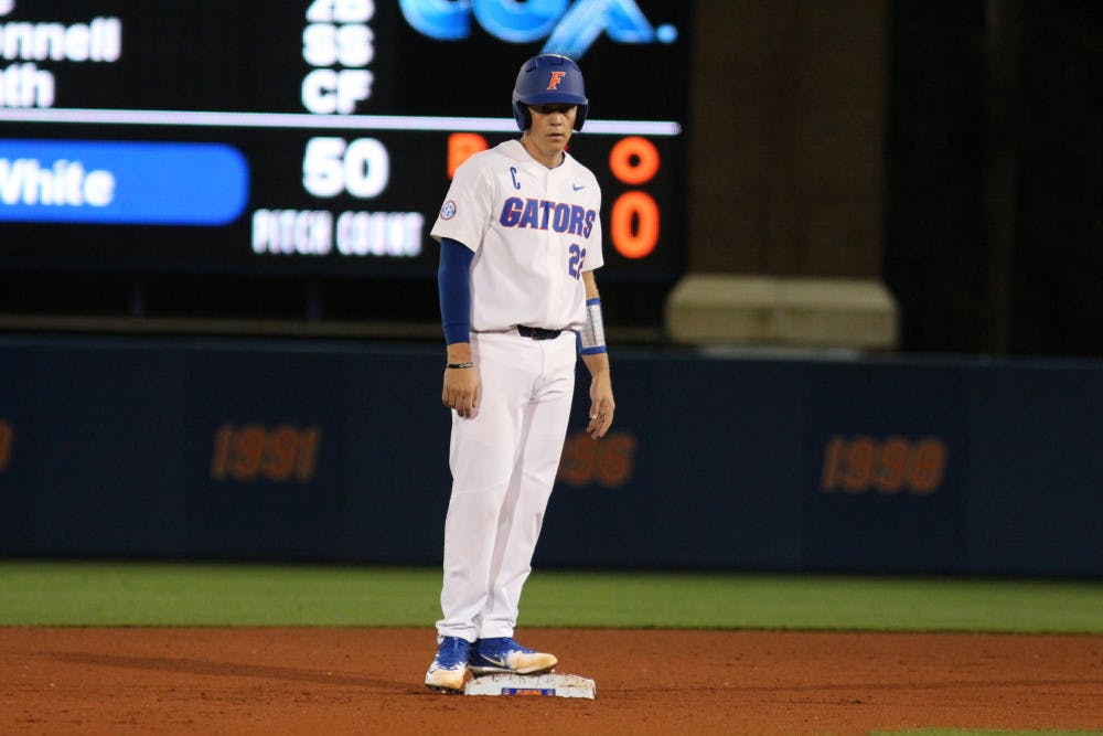 Senior JJ Schwarz was honored on Sunday after an excellent (and ongoing) campaign at UF.