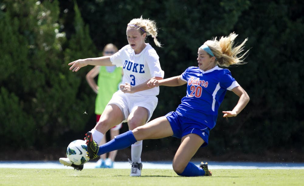 <p>Florida v Duke. Nike Carolina Classic. Florida won 3-2 in OT.</p>