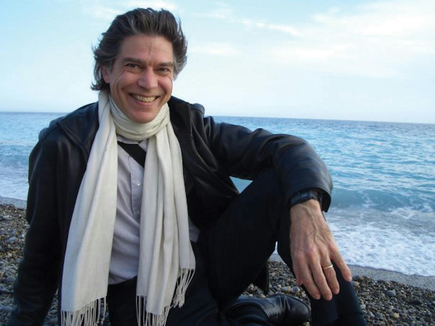 Scott Nygren poses on the Côte d’Azur, or the French Riviera, during his time teaching abroad in France. He was the director of UF’s Center for Film and Media Studies.