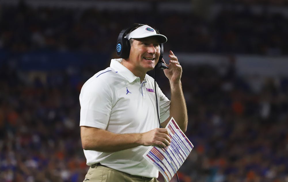 Florida head coach Dan Mullen and several players spoke to media ahead of 2021 fall football camps on Thursday.