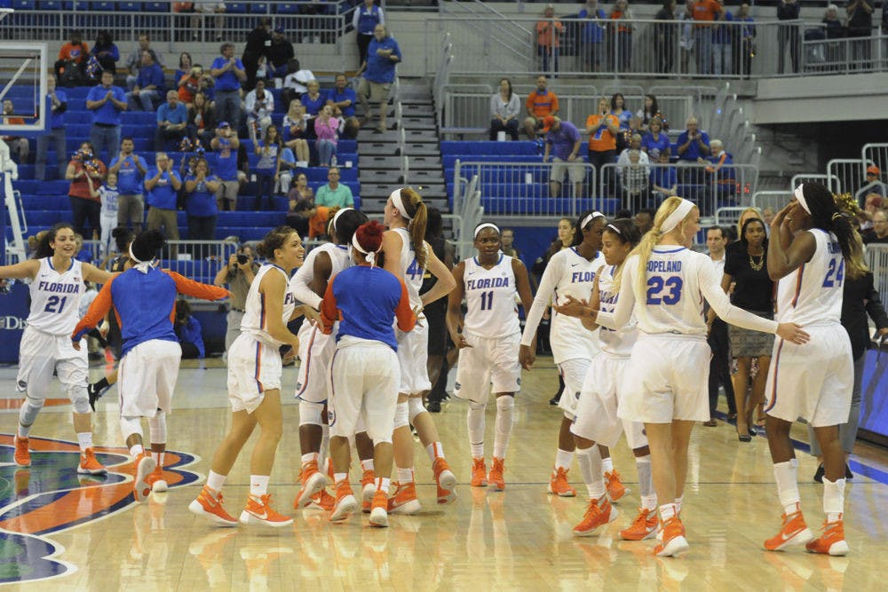 <p>After enduring its first losing season under head coach Amanda Butler, the Gators are now playing one of the best seasons in program history. The Gators finished their non-conference schedule 12-1, highlighted by an upset victory over then-No. 6 Florida State in their home opener. Ethan Bauer has the breakdown for you (<span id="docs-internal-guid-905e0b25-fa0e-064b-cbf1-b3a4ac40933b"><span><a href="http://www.alligator.org/sports/basketball_-_women/article_1912e32e-a1f3-11e5-a1bc-130df0cb9bf1.html">http://www.alligator.org/sports/basketball_-_women/article_1912e32e-a1f3-11e5-a1bc-130df0cb9bf1.html</a>)</span></span></p>