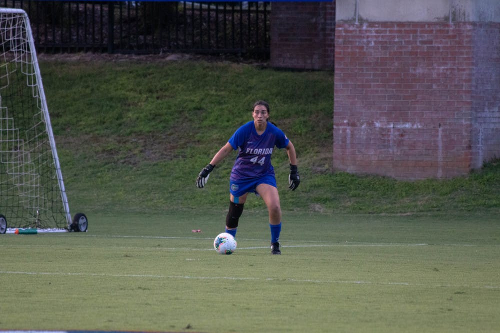 <p><span id="docs-internal-guid-07599b36-7fff-cf0a-60b3-a7a28293233b"><span>Florida goalie Susi Espinoza has only allowed 14 goals in 12 games this season. She currently averages 1.16 goals against per game and carries an 8-4 record.</span></span></p>