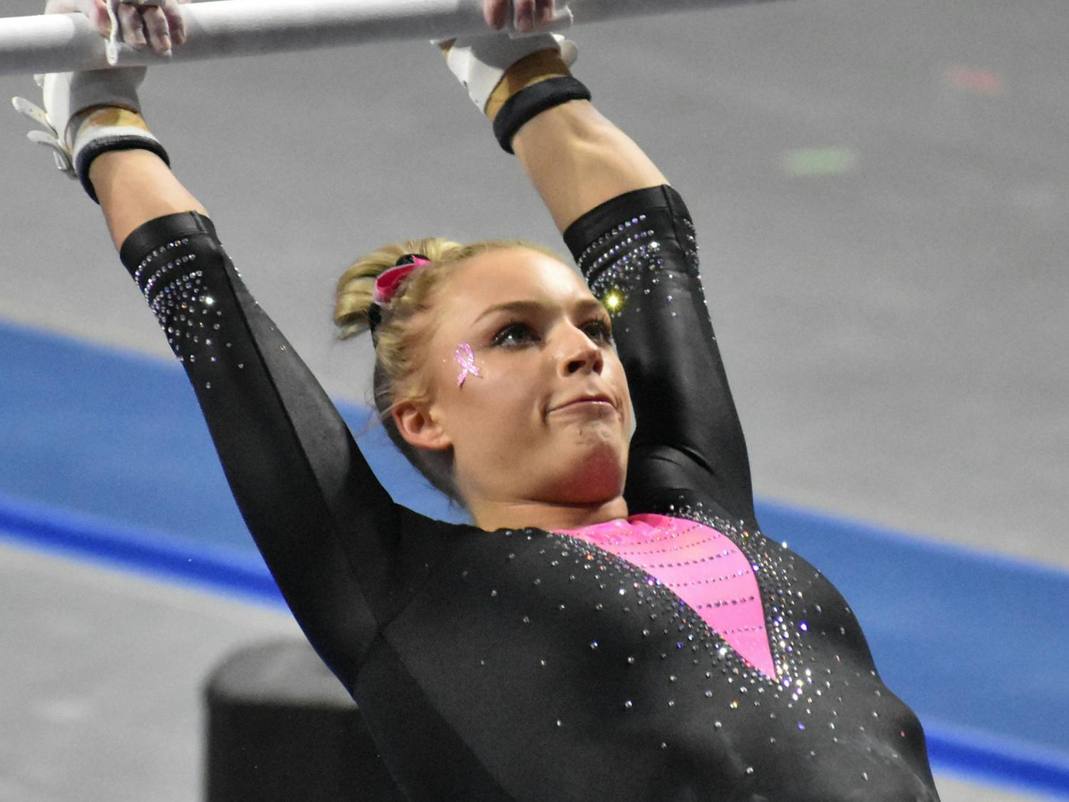 Alyssa Baumann scored a 9.925 on the uneven bars after not competing in that routine for 1,699 days.