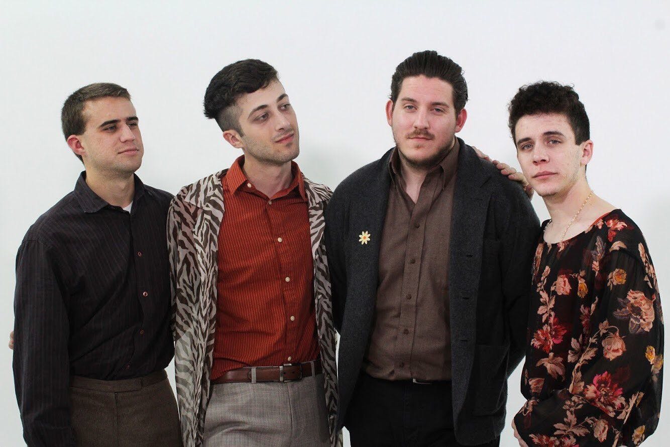 The Forum (L-R) consists of members Ethan Klohr (drums), Jacob Farrell (bass), Nick Wheeler (guitar) and Michael Higgins (vocals). The band formed in Gainesville in late 2015.