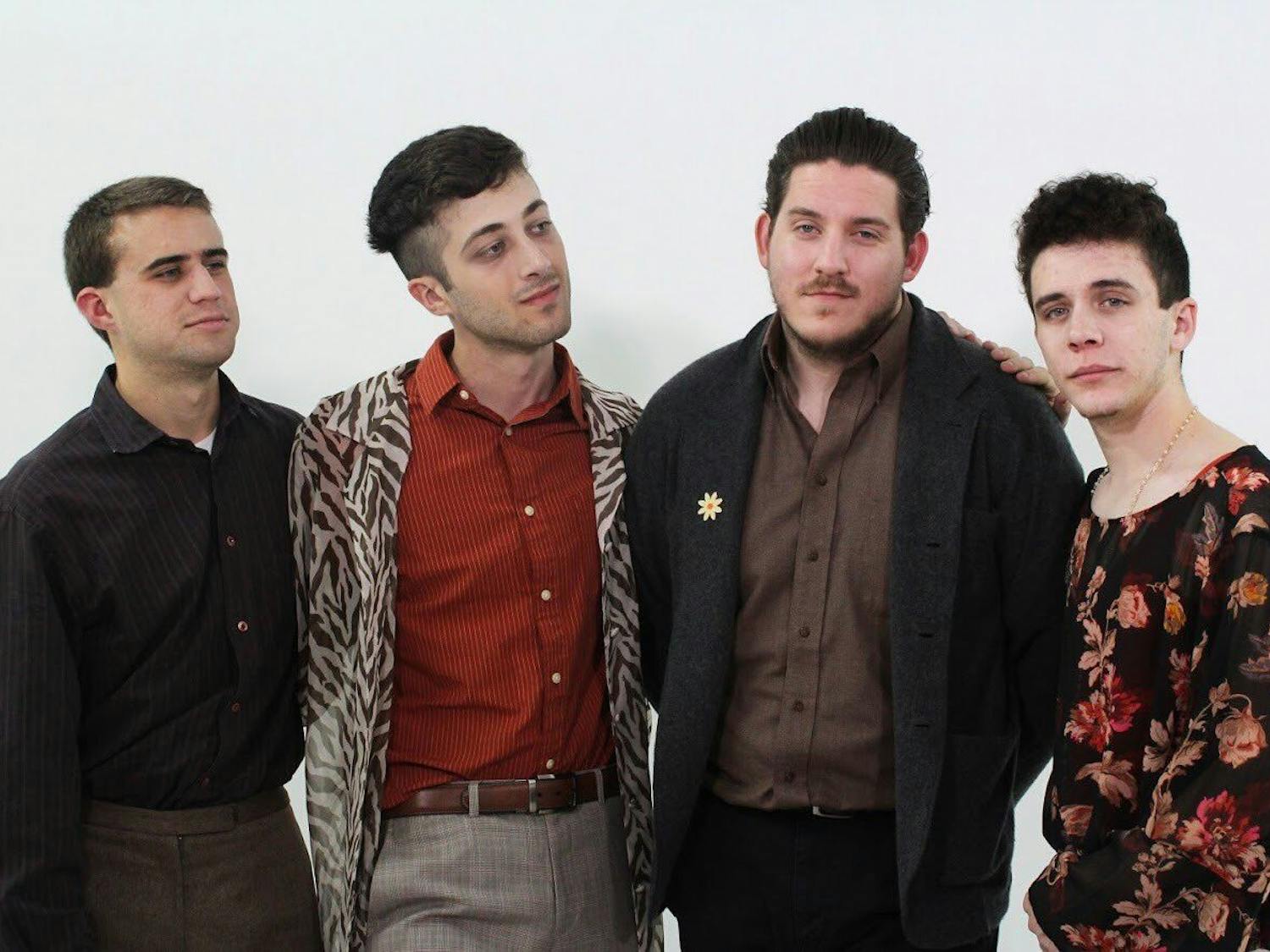 The Forum (L-R) consists of members Ethan Klohr (drums), Jacob Farrell (bass), Nick Wheeler (guitar) and Michael Higgins (vocals). The band formed in Gainesville in late 2015.