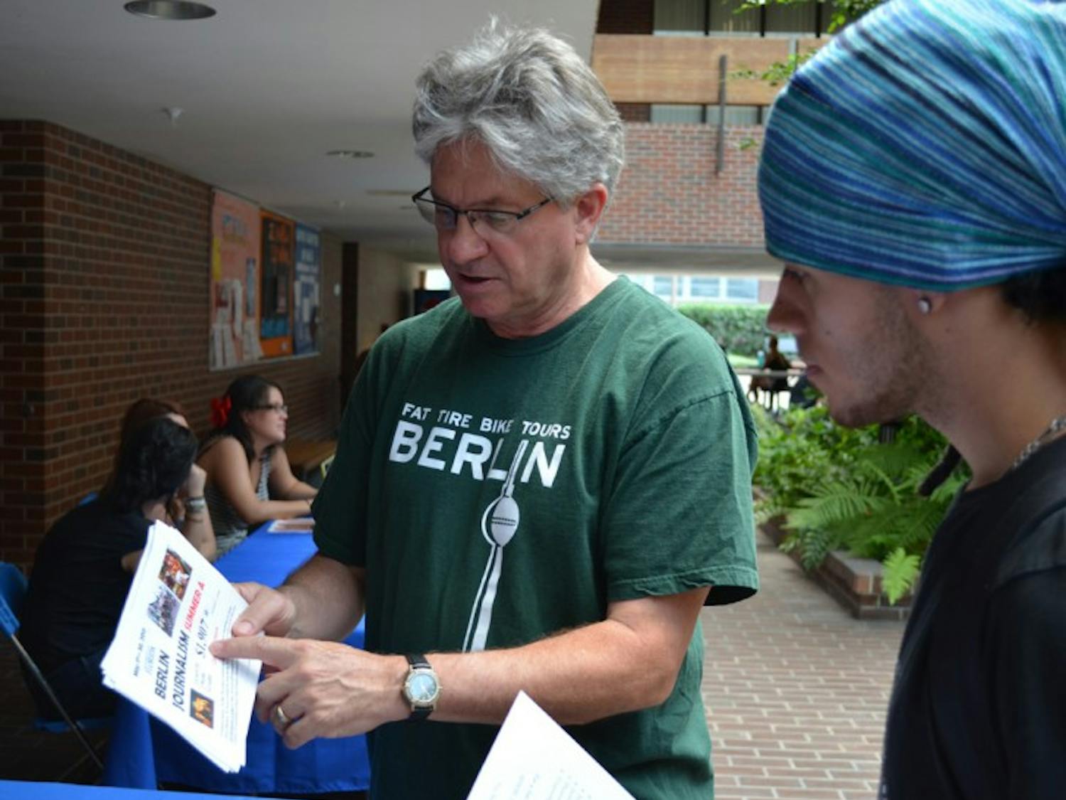 On the Other Side of the Lense - Photojournalism professor John Freeman speaks to David Gonzalez, third-year telecommunication major, about his annual Berlin study-abroad trip. The 2013 trip will be from May 17 to May 30. For more information, contact John Freeman.